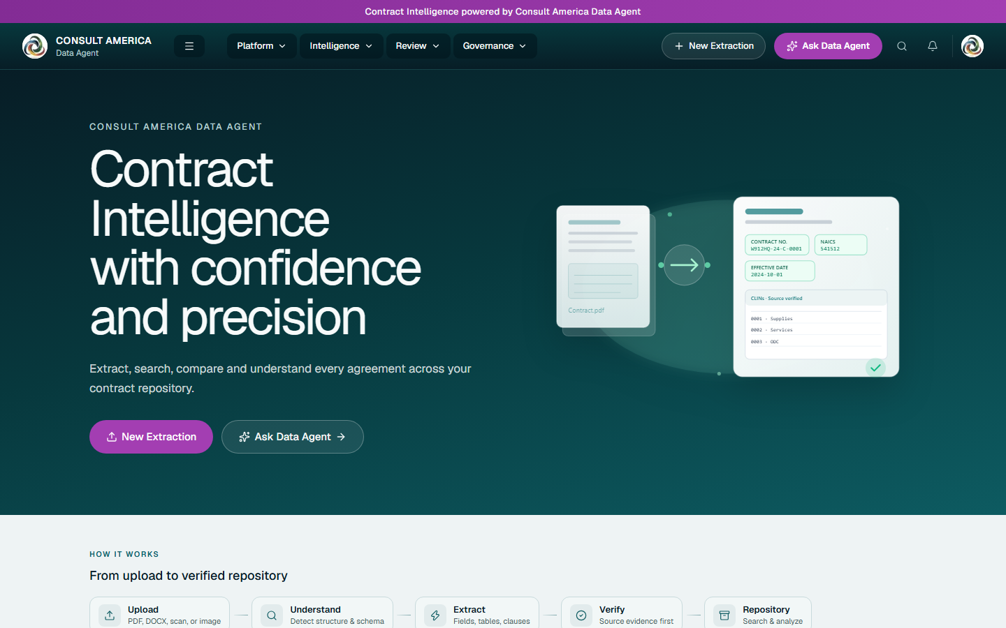 Data Agent enterprise interface